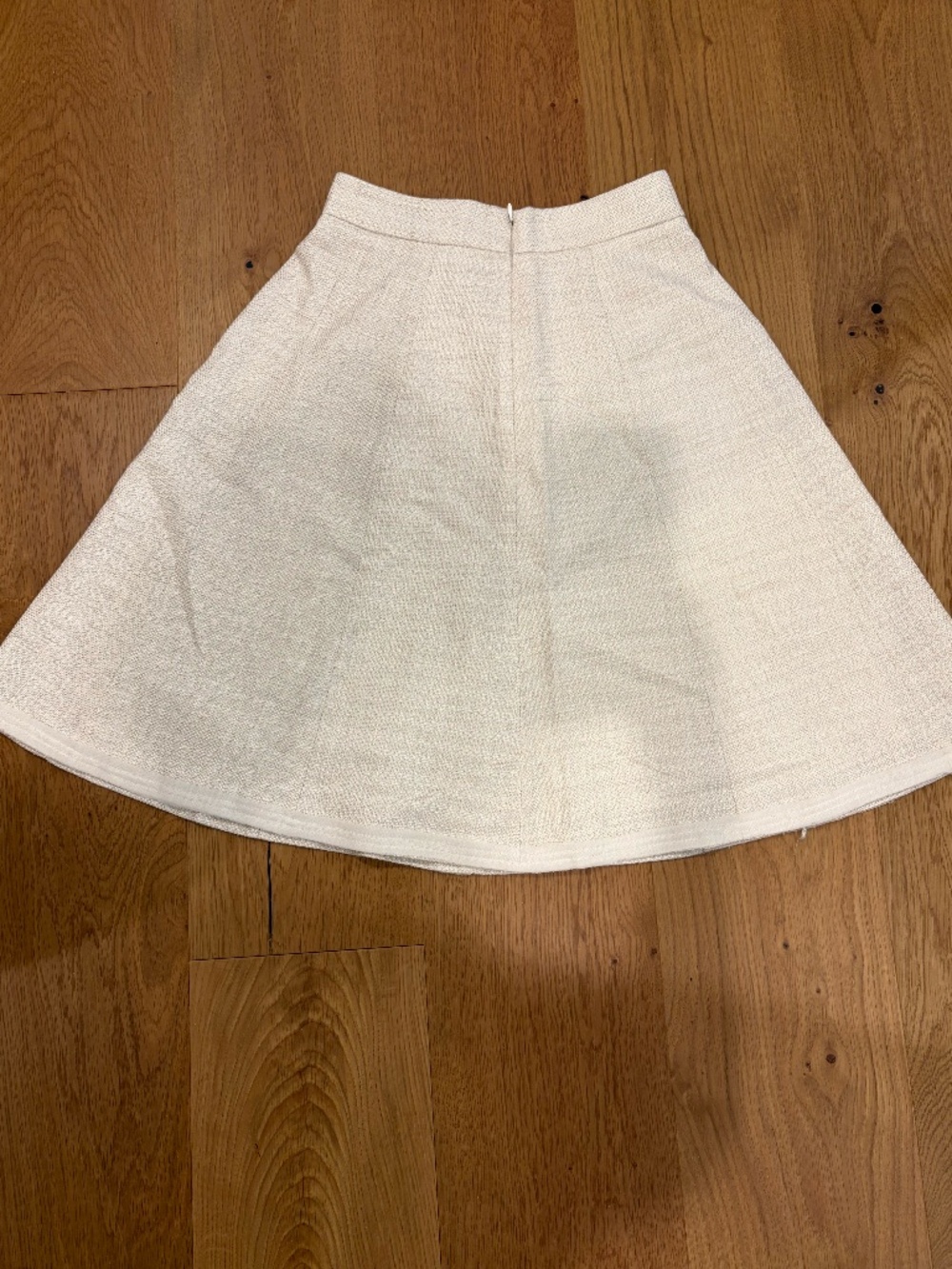 WHITE HOUSE BLACK MARKET Skirt cream, tweed